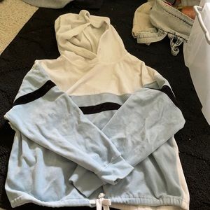 Color blocked hoodie